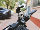 BRDRC大疆ACTION 5PRO/4/3/2运动相机骑行支架GoPro13 12 11自行车摩托山地车把拓展固定夹可旋转小蚁夹 360°可旋转自行车支架+转接头 实拍图