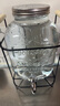 全适带龙头玻璃泡酒桶凉水壶果汁缸饮料桶牛碧桶泡酒罐冷水桶密封罐5L 实拍图