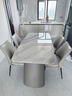 顾家家居意式轻奢岩板餐桌椅餐桌家用现代餐台餐厅大规格餐桌椅组合7153 1.6M餐桌+可颂灰椅*4 实拍图
