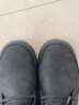法罗旗 澳洲进口皮毛一体冬季保暖男鞋防寒加厚东北大棉鞋男羊毛雪地靴 黑色【100%纯羊毛】 43 建议选大一码 实拍图