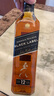 尊尼获加（JOHNNIE WALKER）洋酒 12年黑方黑牌700ml 苏格兰调和型威士忌无盒 晒单实拍图