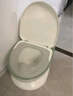 babycare马桶坐便器蹲便器儿童马桶仿真马桶坐便圈2-6岁宝宝便盆温特绿 实拍图