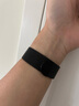 MSSM适用苹果手表表带apple iwatch米兰尼斯表带Ultra/S10/9/8/7/SE金属双节腕带-黑色44/45/46/49mm 实拍图