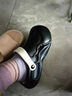 卓诗尼厚底洞洞鞋女新款夏季可爱凉拖一脚蹬防滑防臭运动凉鞋 黑白 38 实拍图