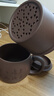 藏壶天下紫砂杯子宜兴原矿手工茶杯大容量水杯隔舱过滤茶水分离杯办公盖杯 实拍图