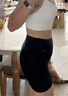 欧迪芬三分鲨鱼裤女春夏运动骑行打底裤凉感收腹提臀修身显瘦瑜伽裤黑色 实拍图