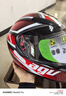 AGV K5S摩托车双镜片头盔机车跑盔男女骑行全盔四季通用安全帽3C TEMPEST/BLACK/RED XL（适合60-63头围） 实拍图