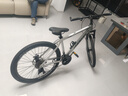 凤凰自行车成年人男女变速自行车青少年单车越野公路车学生山地自行车 铝架/蓝图变速/正新轮胎/条轮灰 27速27.5寸【适合170-195cm】 实拍图