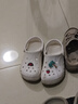 卡骆驰crocs洞洞鞋贝雅男鞋女鞋轻便耐磨一脚蹬拖鞋休闲鞋|10126 白-100 37 /38(230mm) 实拍图