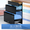 海尔（Haier）消毒柜嵌入式 灭菌舱系列110L 消毒碗柜 家用 烘干一体机 光波巴氏消毒 母婴童锁 三门三抽EB031 实拍图