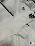 adidas情侣款复古风梭织立领夹克外套男女阿迪达斯官方三叶草 亮白 L 实拍图