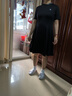 FILA 斐乐官方女装针织连衣裙时尚休闲基础防晒收腰裙子 传奇蓝-NV 170/88A/L 实拍图