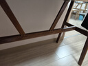 全品屋餐桌椅组合家用饭桌子小户型简约公寓快餐出租商用长方形电脑桌 胡桃木色 120cm 【宽60CM】单桌子 实拍图