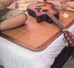 维卡斯（WEIKASI）民谣吉他初学者木吉他单板新手入门练习琴guitar吉它学生男女乐器 38英寸日落色+礼包【初学推荐】 实拍图