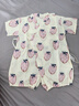 babylove婴儿连体衣夏季竹棉山茶纱布和尚服新生儿宝宝衣服薄款透气哈衣 实拍图