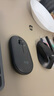 罗技（Logitech）时尚系列 PEBBLE鼠标 无线蓝牙鼠标 办公静音鼠标 女性鼠标对称鼠标 鹅卵石造型 石墨黑 实拍图