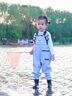 甜甜仔儿童涉水服赶海连体裤玩水玩沙捉鱼水库水鞋一体男女童下水裤学生 实拍图