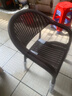 莫 家（MO JIA）莫家户外椅子阳台庭院休闲凳餐椅奶茶店摆摊椅室外桌椅靠背椅单椅 1张爱士堡椅(黑色) 实拍图