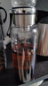恩尔美（nRMEi）茶水分离杯大容量男士泡茶杯冷泡杯高硼硅耐热便携办公室喝水杯子 【茶水分离+杯套】本色 1200ml 实拍图