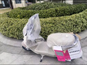 爱玛（AIMA）露娜长续航电动车女士时尚成人代步智能电动轻便摩托车 露娜/优悦 燕麦米【花瓣轮毂+1000W电机】 实拍图