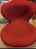 乐班花瓣坐垫护腰坐垫腰靠垫腰靠 办公室美臀塑形居家座椅 玫瑰红 实拍图