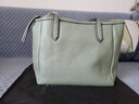 时光一百（TIME100）托特包复古高级单肩大容量通勤包时尚休闲百搭女包生日礼物送女友 森林秘语绿【可放14寸电脑】 实拍图