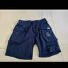 马登工装美式P44针织短裤男大口袋运动五分卫裤阿美咔叽日系休闲裤夏 藏青色 2XL 实拍图