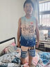 猴兄仔童装男童球服套装夏季新款儿童速干篮球服中大童时尚运动无袖背心短裤两件套男孩衣服3-15岁 蓝色 160(建议身高150CM左右) 实拍图