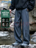 真维斯（Jeanswest）美式冲锋裤子男秋冬季宽松高街直筒休闲工装裤潮牌运动登山喇叭裤 实拍图