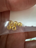 喜上眉梢足金999重工古法金珠散珠3D硬金光面磨砂黄金转运珠圣诞节礼物女 0.2g【4mm重版光珠单颗】 实拍图