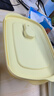 特百惠（Tupperware）长方饭盒1L可微波加热学生上班族午餐饭盒便携密封便当盒 奶黄色 实拍图