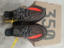 阿迪达斯Yeezy350椰子夏日透气青少年学生灰橙运动鞋 37 晒单实拍图