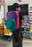 LEGO乐高书包一二年级小学生双肩背包5-7小号轻减负可爱积木女粉20208 实拍图