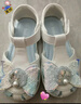 巴拉巴拉宝宝稳步鞋女童公主鞋包头凉鞋防滑护脚夏季婴儿鞋魔术贴 白蓝色调00318 27 实拍图