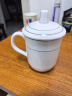 陶相惠 茶杯 办公陶瓷杯会议杯带盖商务会议开会杯子水杯350ml 实拍图
