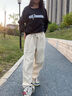 Foss Phil春夏季纯棉工装休闲裤子男宽松阔腿透气伞兵冲锋裤FPK27黑2XL 实拍图