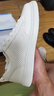 意尔康皮鞋男新款打孔板鞋透气休闲鞋男士小白鞋 96619W 米白619  40 实拍图