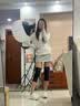 安踏护膝运动跑步男士专用膝盖关节防滑半月板羽毛球骑行女爬山透气夏 黑色双只装 S 实拍图