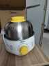 美的（Midea）【国家补贴】煮蛋器蒸蛋器单层7颗蛋家用自动断电迷你鸡蛋羹神器防干烧不锈钢便携式MZ-ZDE1601 实拍图