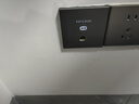 普联（TP-LINK）全屋WIFI6面板AP套装AX1500M千兆ac+ap面板易展路由无线AP套装 双频Wi-Fi6面板深空银×3+5口一体化路由1台 实拍图