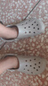 卡骆驰crocs洞洞鞋贝雅男鞋女鞋轻便耐磨一脚蹬拖鞋休闲鞋|10126 卵石色-2V3 41 /42(260mm) 实拍图