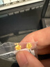 周六福足金999朱槿花黄金耳钉耳饰女计价A0910969 约0.82g 一对生日礼物 实拍图