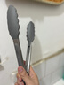 乐扣乐扣（LOCK&LOCK）不锈钢硅胶食物夹多功能面包夹牛排夹小号单只装-灰色 实拍图
