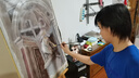 青竹画材（CHINJOO）固体水彩颜料套装36色26件套 初学者绘画套装学生画笔美术用品 毕业礼物美术写生【全网低价】 实拍图