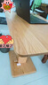 源氏木语实木茶几黑胡桃木升降餐桌橡木书桌客厅茶桌（橡木）1米升降茶几 实拍图