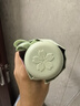 天堂 防紫外线阳伞三折 遮阳伞三折印花晴雨伞黑胶防晒太阳伞 浅绿 实拍图