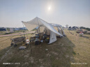 牧高笛（MOBIGARDEN）  冷山帐篷  户外徒步露营防风防雨大空间双层三季铝杆帐篷 三人/晨雾白A 实拍图