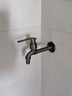 盼洛德国枪灰全铜水龙头家用阳台拖把池户外防冻自来水单冷洗衣机龙头 枪灰色-14cm中长款+4分洗衣机嘴 【特厚全铜·优质阀芯】 实拍图
