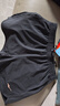 鸿星尔克运动裤女夏季新款清爽吸湿速干健身跑步五分裤运动短裤女子短裤 正黑 S 实拍图