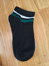【经典条纹船袜】袜子男女通用短袜夏季薄款透气吸汗防臭纯色二杠 黑1蓝1灰1 实拍图